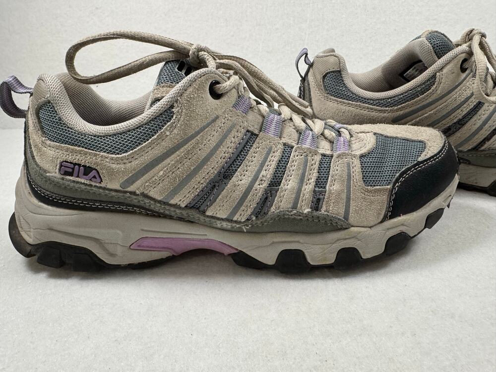 Fila Women's Day Hiker Trail Running Shoes 5SH40283-258 Gray Purple 8.5